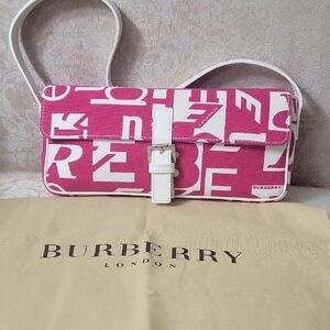 BURBERRY LONDON NWOT GRAFFITI PRINT VINTAGE BAG